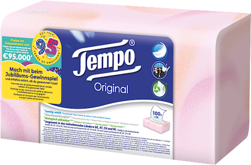 Taschentücher Box Original 4-lagig Tempo