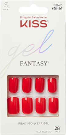 Gel Fantasy Color unghii false WHATEVER SHORT SQUOVAL KISS