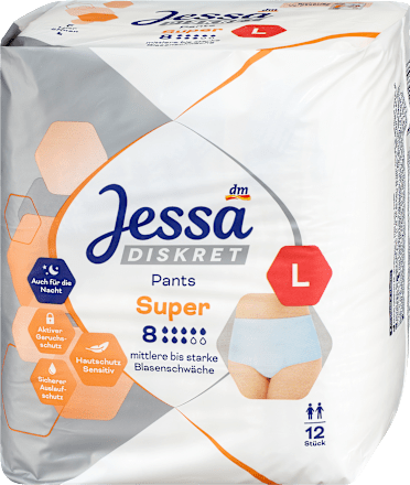 Pants bei Blasenschwäche Large Super Jessa DISKRET