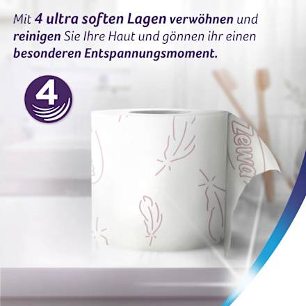 Toilettenpapier Ultra Soft 4-lagig (20 x 150 Blatt) Zewa