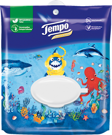 Feuchtes Toilettenpapier Sanft & Sensitiv Komfortbeutel Tempo