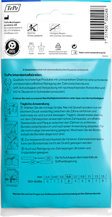 Interdentalbürsten blau 0,6 mm ISO 3 TePe