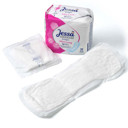 Assorbenti per incontinenza lieve Mini Long Jessa DISKRET
