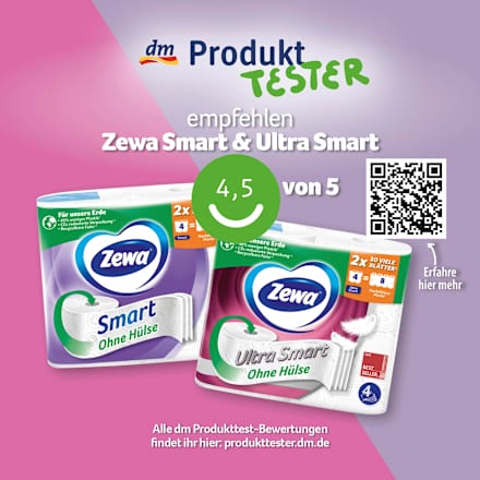 Toilettenpapier Ultra Smart 4-lagig (4x280 Blatt) Zewa