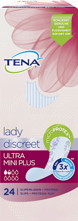 Lady Ultra Mini Plus Hygieneeinlage Blasenschwäche TENA