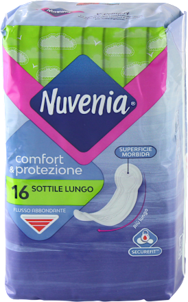 Assorbenti comfort e protezione sottile lungo Nuvenia