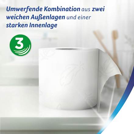 Toilettenpapier bewährt 3-lagig (16 x 150 Blatt) Zewa