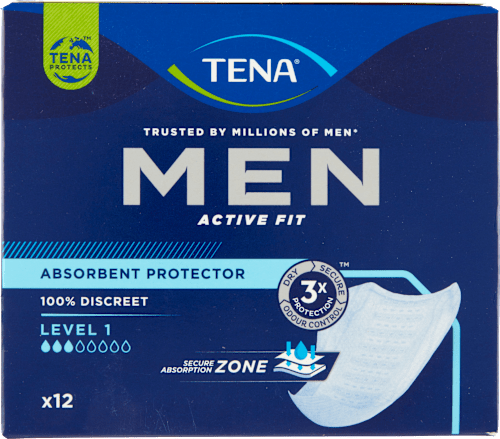 Assorbenti MEN ACTIVE FIT per incontinenza leggera Level 1 TENA