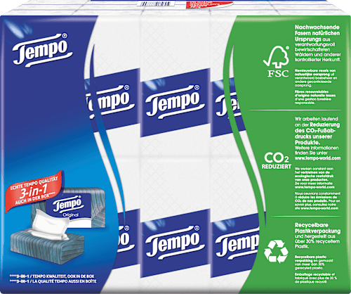 Taschentücher (30 x 10 St) Tempo