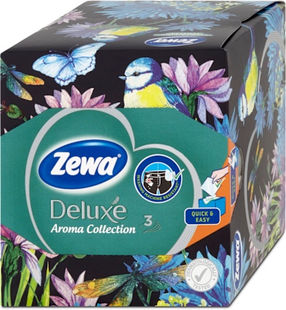 Papirne maramice u kutiji Deluxe Aroma Collection, 3-slojne, više vrsta Zewa