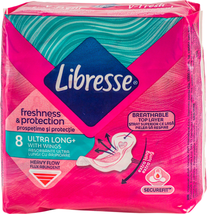 freshness & protection higijenski ulošci s krilcima – ultra long  Libresse