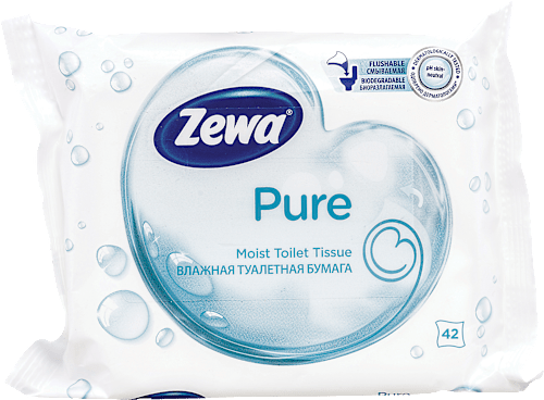 Vlažni toaletni papir – Pure Zewa