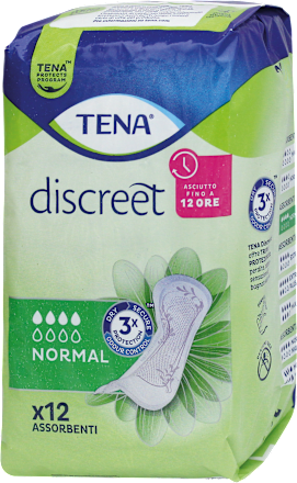 Assorbenti discreet normal per incontinenza TENA