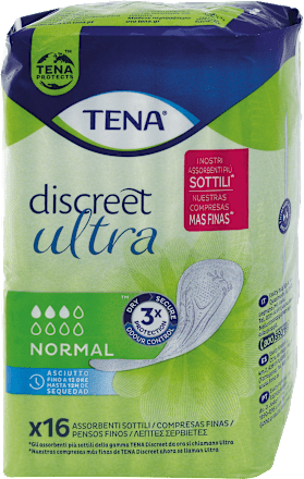 Assorbenti discreet ultra normal per incontinenza TENA