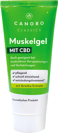 Muskelgel mit CBD & Arnika Extrakt Canobo
