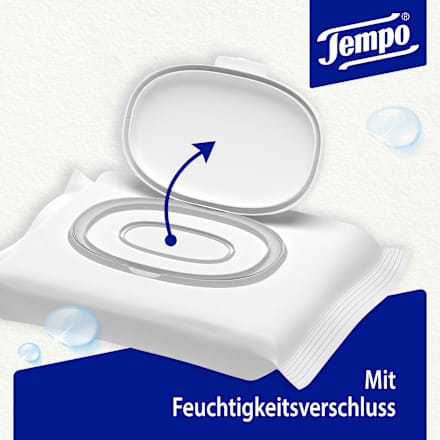 Feuchtes Toilettenpapier Mein Verwöhnmoment Care Olive (2x42 St) Tempo