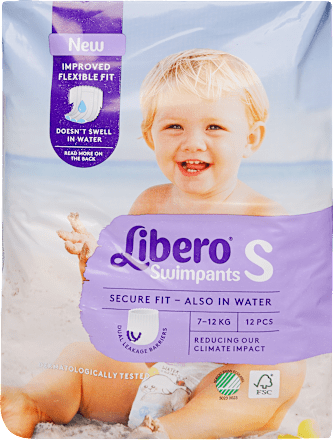 Úszópelenka S-es méret, 7-12 kg Libero