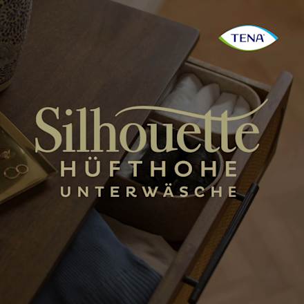 Pants Inkontinenz Silhouette schwarz Gr. L  TENA