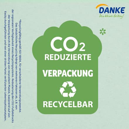 Toilettenpapier Recycling 3-lagig (16x150 Blatt) Danke