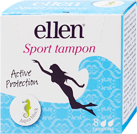 Sport tampon, Active Protection Aqua block ellen