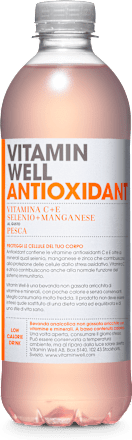 Bevanda funzionale ANTIOXIDANT alla pesca  Vitamin Well
