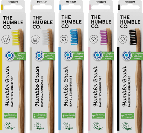 Zahnbürste Bambus mittel Humble Brush