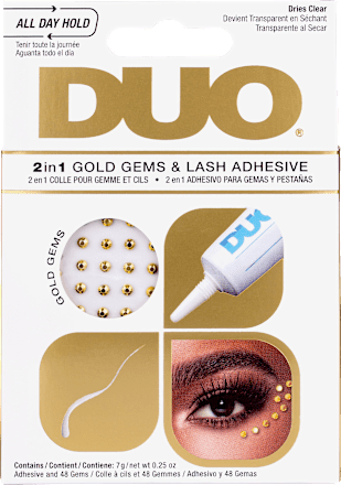Wimpernkleber Duo 2in1 Gold Gems & Lash Adhesive DUO