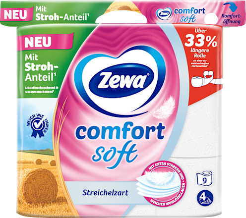 Toilettenpapier comfort soft 4-lagig Zewa