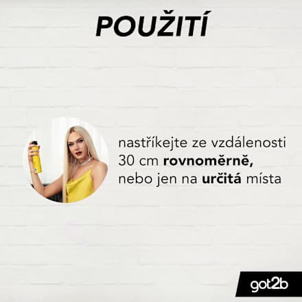 sprej na vlasy Glued  got2b