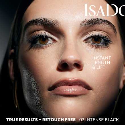 Mascara 10 Sek. High Impact Length & Lift 02 Intensives Schwarz IsaDora