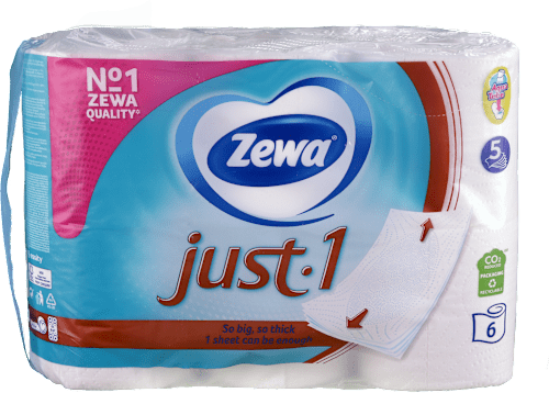 Just One toalet papir 5 - slojni, 70 listića Zewa