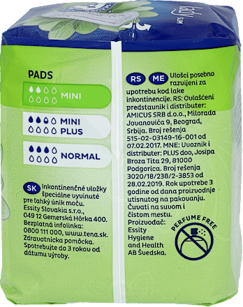 Podpaski urologiczne Slim Mini TENA