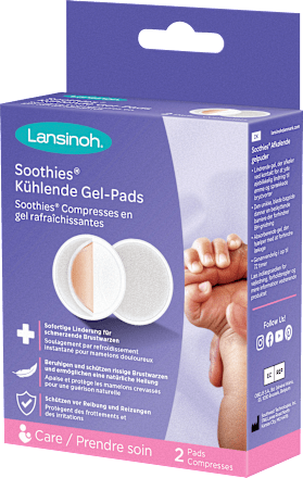 Brustwarzenpflege Soothies Kühlende Gel-Pads (1 Paar) Lansinoh