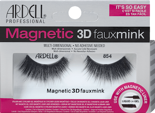 Künstliche Wimpern Magnetic 3D fauxmink - Nr. 854 (1 Paar) ARDELL