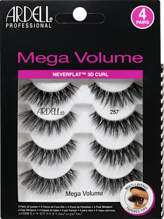Künstliche Wimpern 257 Mega Volume (4 Paar) ARDELL