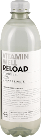 RELOAD niskokalorični napitak - limun i limeta Vitamin Well