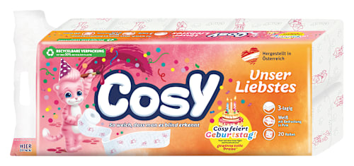 Toilettenpapier Print 3-lagig Cosy