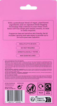 Kaltwachsstreifen Bikini & Achseln Estrid