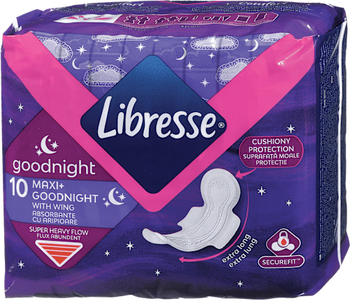 Damski nočni vložki s krilci  Libresse