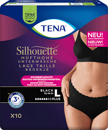 Pants Inkontinenz Silhouette schwarz Gr. L  TENA