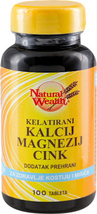 KALCIJUM, MAGNEZIJUM, CINK - DIDATAK PREHRANI Natural Wealth