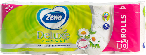 Hârtie igienică Albă cu Mușețel Deluxe Zewa