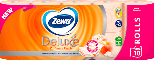 Hârtie igienică deluxe piersică Zewa