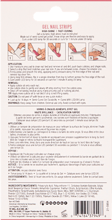 UV Gel Nagelfolien, Gel Nail Strips Wild Roses ARDELL