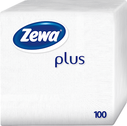 Şerveţele de masă Albe Plus Zewa