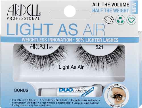 Künstliche Wimpern 521 Light As Air (1 Paar) ARDELL