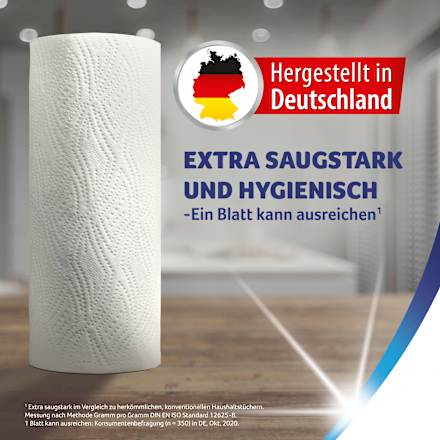 Küchenrolle Wisch&Weg Sparblatt Riesenrolle (4x148 Blatt) Zewa