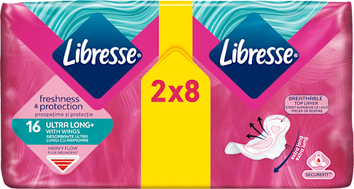 freshness & protection higijenski ulošci s krilcima – ultra long Libresse