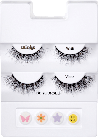 Künstliche Wimpern Set Winks mit Pickelpatches ARDELL