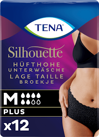 Pants Inkontinenz Silhouette schwarz Gr. M TENA